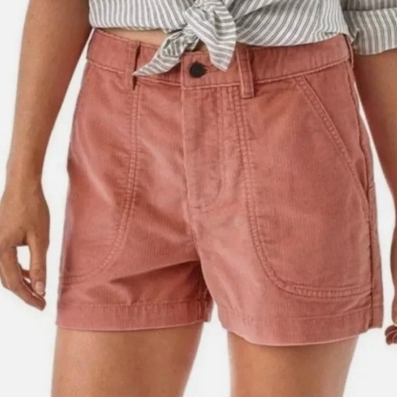 Patagonia Pants - Patagonia Pink 4 Corduroy Shorts Slit Pockets Gorpcore Hiking
